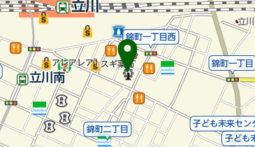 ウインズ立川B館の地図画像