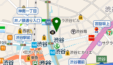 シブヤボウリングの地図画像