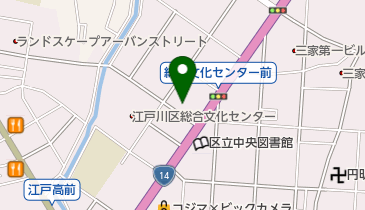 江戸川ヤングボウルの地図画像