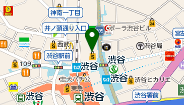 タイトーステーション渋谷店の地図画像