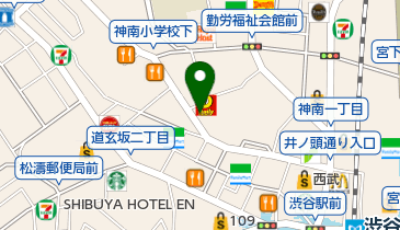 アドアーズ渋谷店の地図画像
