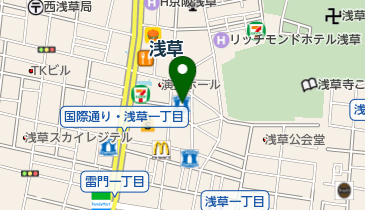アドアーズ浅草店の地図画像
