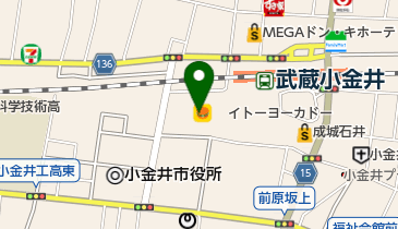 ハローズガーデン武蔵小金井の地図画像