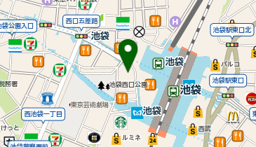 タイトーステーション池袋西口店の地図画像