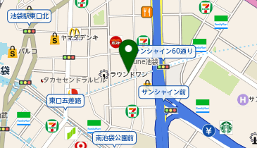 GiGO池袋2号館の地図画像