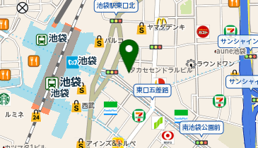 GiGO池袋3号館の地図画像