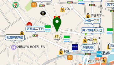 GiGO渋谷の地図画像
