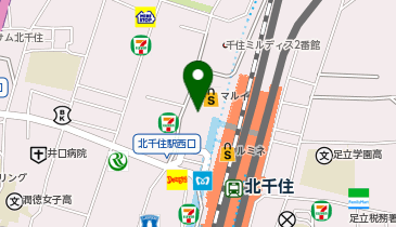 FUNTOS北千住マルイ店の地図画像