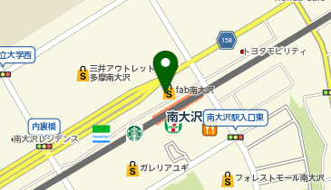 アドアーズプラスfab南大沢店の地図画像