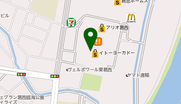 キッズマーケットアリオ葛西の地図画像