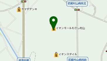 キッズマーケットイオンモールむさし村山の地図画像
