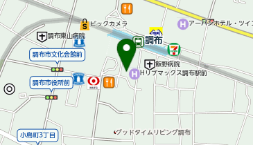 GiGO調布の地図画像