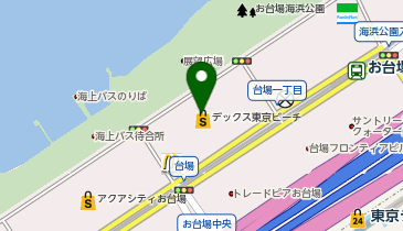お台場レトロミュージアムの地図画像