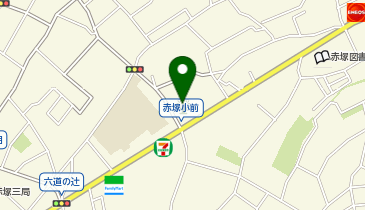 赤塚体育館温水プールの地図画像