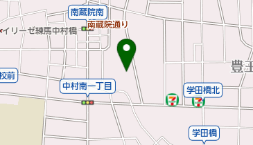練馬区立中村南スポーツ交流センター温水プールの地図画像