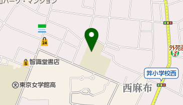 高陵中学校屋内プールの地図画像