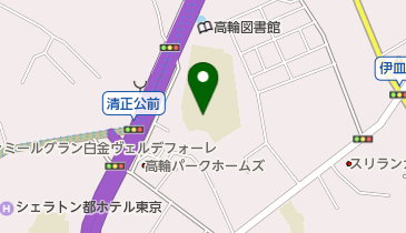 高松中学校屋内プールの地図画像