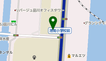 港南小学校屋内プールの地図画像