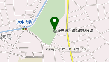 練馬総合運動場球技場の地図画像