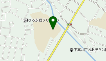 下高井戸運動場の地図画像