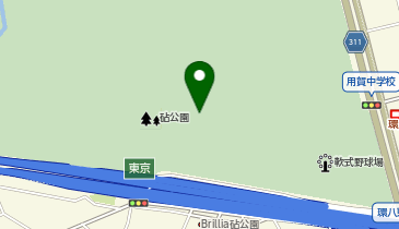 都立砧公園小サッカー場の地図画像