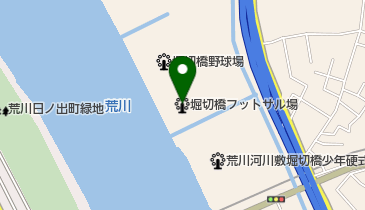 堀切橋フットサル場の地図画像