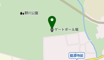 野川公園ゲートボール場の地図画像