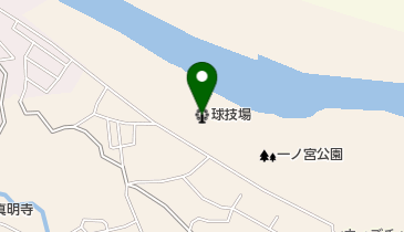 一ノ宮公園球技場の地図画像