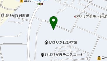 西東京市ひばりが丘グラウンドの地図画像
