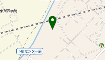 下宿ゲートボール場の地図画像