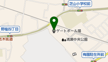 清瀬市中央公園ゲートボール場の地図画像