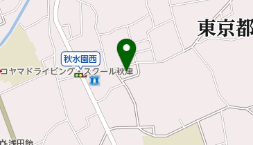 東村山市秋津ゲートボール場の地図画像