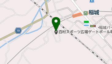 百村スポーツ広場ゲートボール場の地図画像