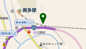 奥多摩スポーツ・コミュニティ会館柔道場の地図画像