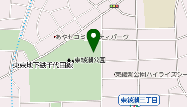 東綾瀬公園多目的運動広場の地図画像