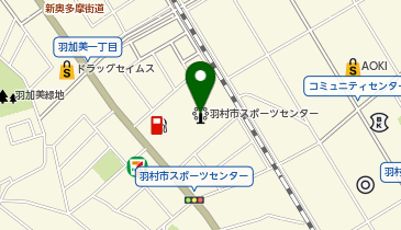 S&Dスポーツアリーナ羽村の地図画像