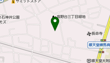 高野台運動場野球場の地図画像