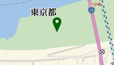 戸田硬軟兼用野球場の地図画像