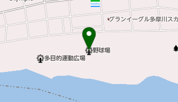 多摩川大師橋緑地野球場の地図画像