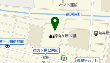 徳丸ケ原野球場の地図画像