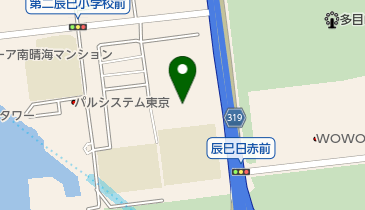 辰巳少年野球場の地図画像