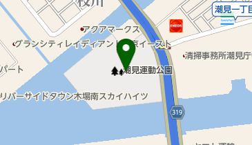 潮見野球場の地図画像