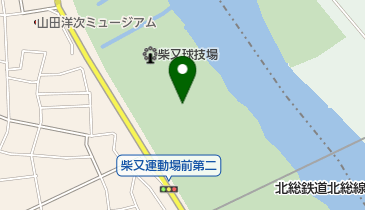 柴又少年野球場の地図画像