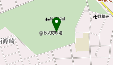 篠崎公園少年野球場の地図画像
