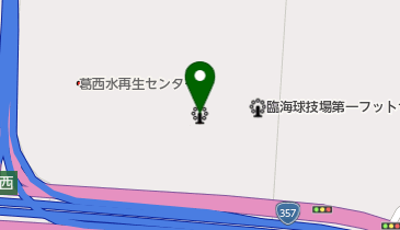 臨海球技場少年野球場の地図画像