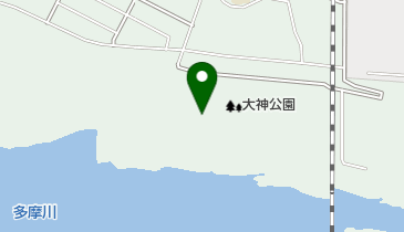 大神公園軟式野球場の地図画像