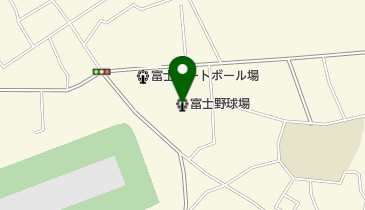 八丈町富士野球場の地図画像