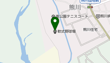 南公園軟式野球場の地図画像