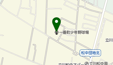 一番町少年野球場の地図画像