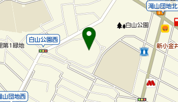 白山球場の地図画像